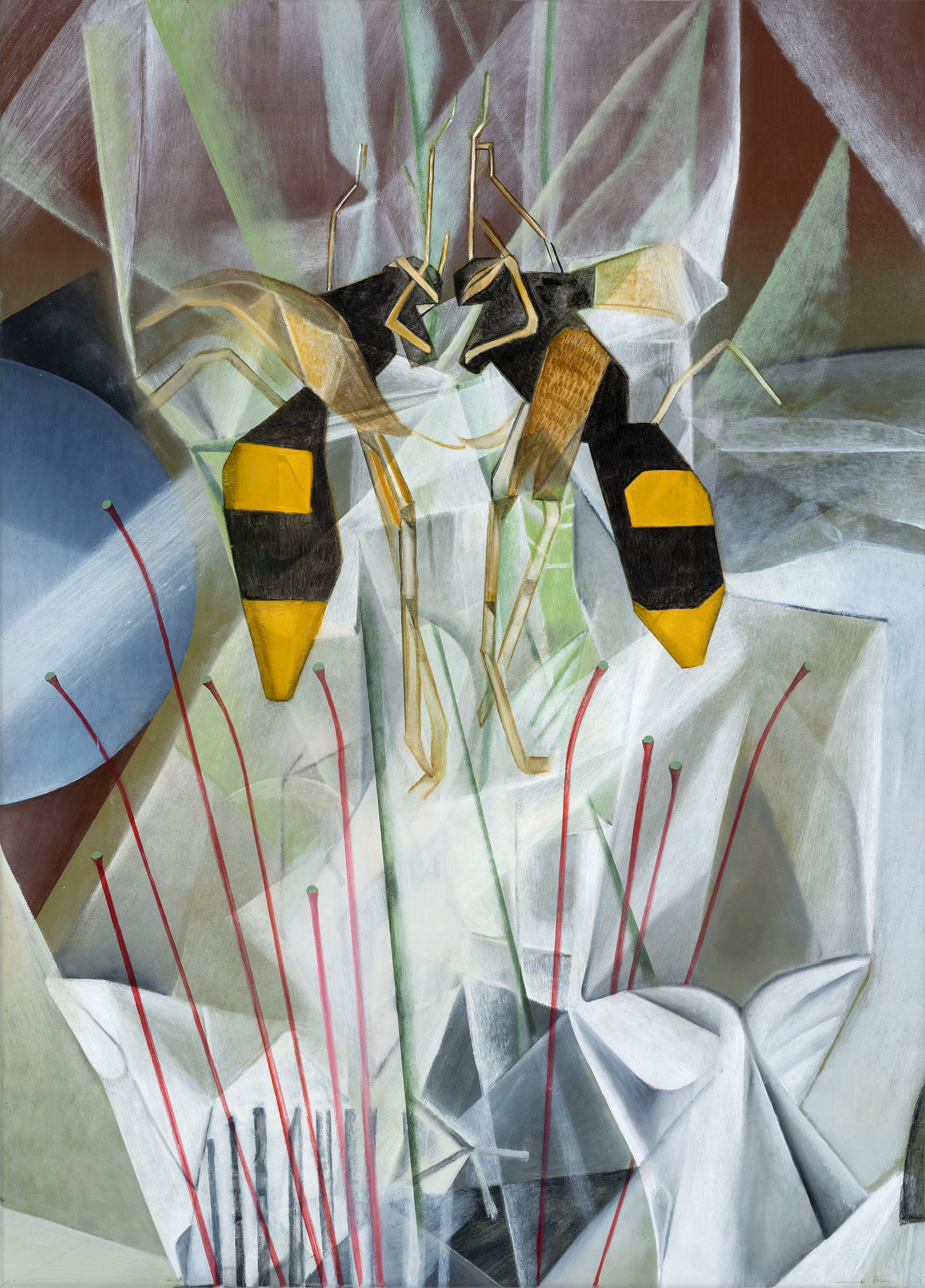 Window bandit 2019 oil on canvas 71 x 51